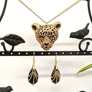 🔥Leopard Necklace and Earring